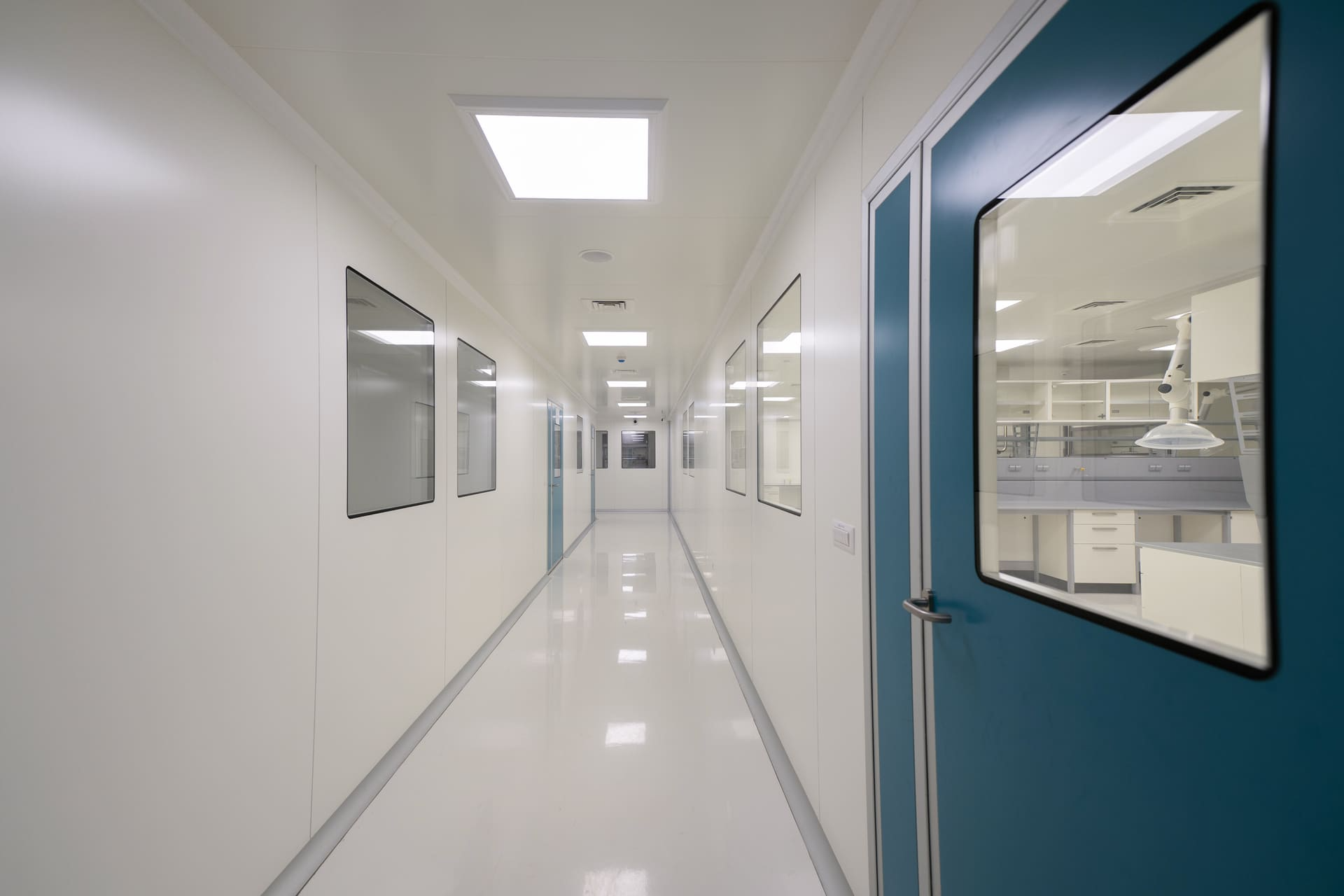 Quality-controlled pharmaceutical facility blueprint
