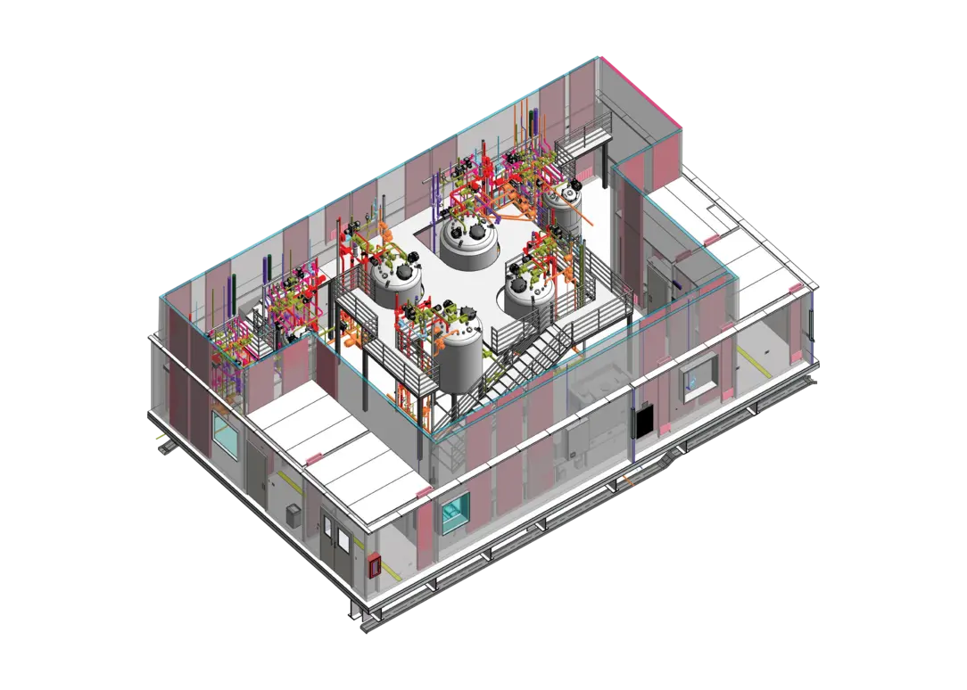Clash-free BIM coordination LOD 300