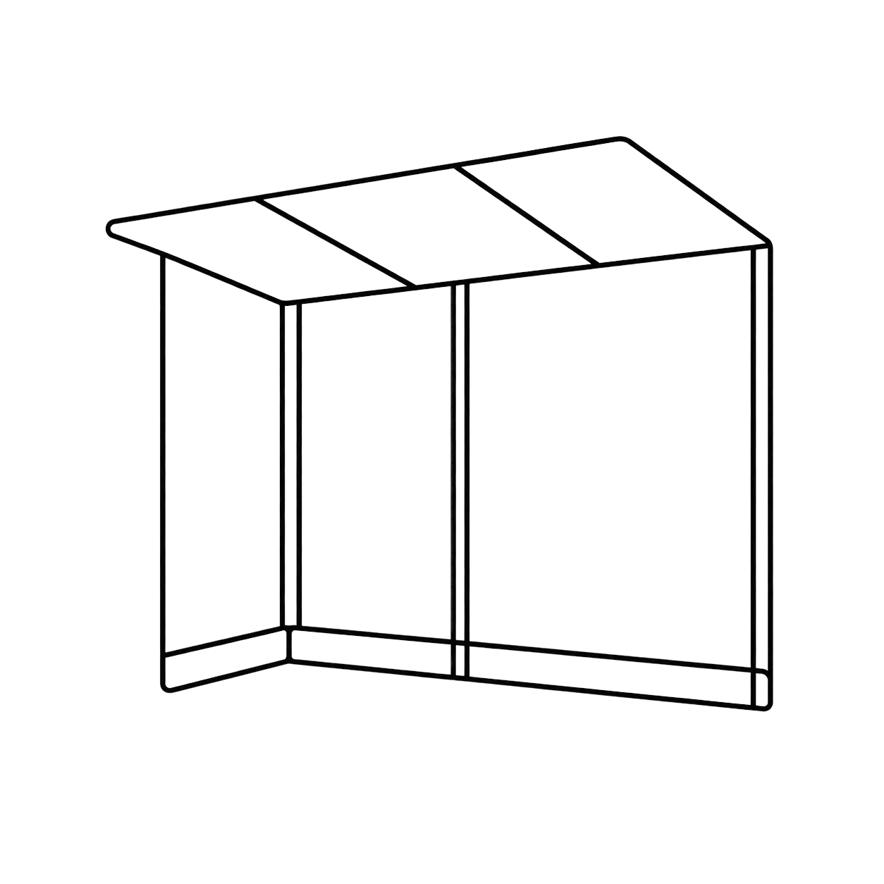Wall and ceiling panels illustration