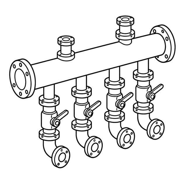 Pump manifolds illustration