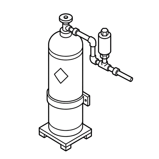 Nitrogen system illustration