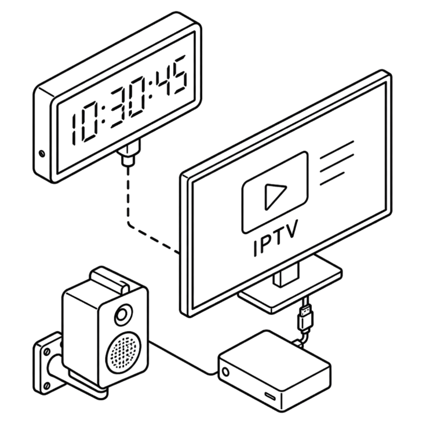 Digital Clock, IPTV & AV icon
