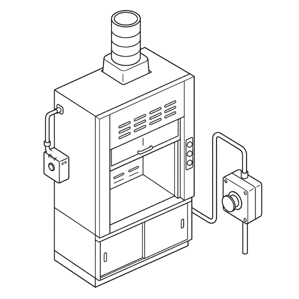 QC laboratory design illustration