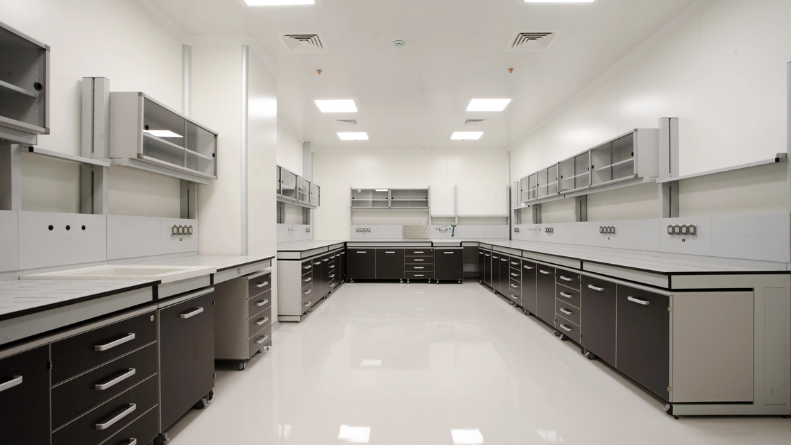 QC laboratory environment and supporting areas
