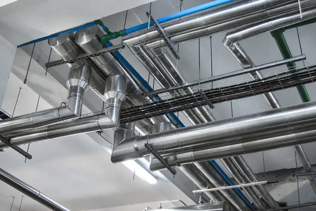 Mechanical and piping installation coordinated on site